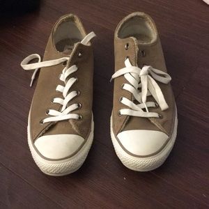 Converse suede and shearling sneakers
